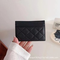 Portefeuille porte-cartes en cuir PU personnalisé à prix d'usine, pochette à monnaie mignonne pour portefeuille de luxe à motif diamant, porte-carte SIM