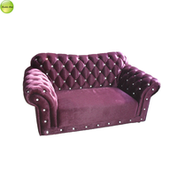 Canapé Chesterfield de luxe capitonné en diamant, 1, 2 ou 3 places, ensemble canapé et fauteuil pour chambre/salon/hôtel/appartement