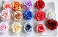 Tête de fleur de rose artificielle en soie, prix d'usine, pour décoration de mariage et de fenêtre de maison