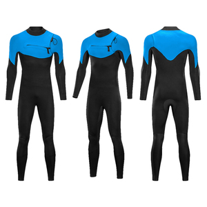 Traje de neopreno de 3/2mm al por mayor con cremallera en el pecho a prueba de viento para surf, ropa de <span class=keywords><strong>Bodysurf</strong></span>, traje de baño de cuerpo completo para hombres, mujeres y adultos - Product Image 2