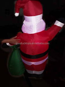 Hot Selling Custom ized Outdoor Weihnachts dekorationen 6ft LED Lights <span class=keywords><strong>Promotion</strong></span> im Stehen aufblasbaren Weihnachts mann - Product Image 5