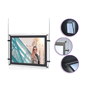 A1 A2 A3 A4 pha lê LED khung chiếu sáng hộp Đèn treo bất động sản đại lý cửa sổ hiển thị Acrylic LED hộp đèn - Product Image 3