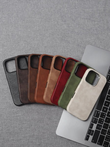 เคสโทรศัพท์หนังเทียมระบบแม่เหล็กหรูหราโลโก้ออกแบบได้เองฝาครอบกันกระแทกสำหรับ iPhone 16 15 14 13 PRO MAX - Product Image 2