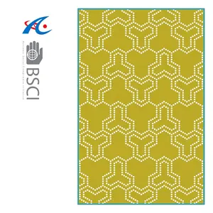 120x180 eco-friendly outdoor rug woven from straws make of premium recycled plastic cheap pp beach mat