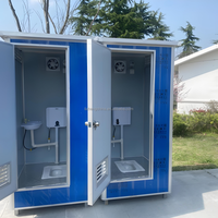 Offre Spéciale – Toilettes Portables Préfabriquées en PEHD avec Base en Acier et Colonnes en Alliage d'Aluminium – Durables et Écologiques pour Chantiers et Utilisation Extérieure
