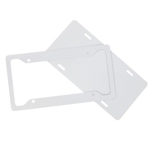 Plaques d'immatriculation en aluminium pour sublimation, 12 x 6 pouces, fabrication américaine, vente chaude, impression DIY, transfert thermique, plaques de voiture - Product Image 3