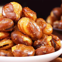 Bocadillos Crujientes de Carne de Res con Cinco Especias y Frijoles Salados de Orquídea en Bolsa de 500g y 20g para Fiestas y Reuniones Familiares