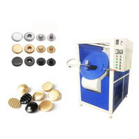 Machine de peinture par pulvérisation de type tambour Vertical commune pour joint en plastique de rivet de perles de vis d'oeillet