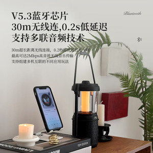 Mifa Lyra Bluetooth <b>Speaker</b> Subwoofer Rechargeable Battery Portable Outdoor Camping Light - Product Image 3