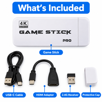 Console de jeu portable M15 4K avec plus de 40 000 jeux, manette sans fil 2,4 GHz, prend en charge les systèmes rétro (PS1)