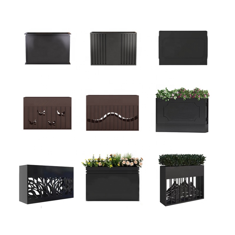 Большая уличная садовая декорация, Металлический горшок, стальной горшок corten