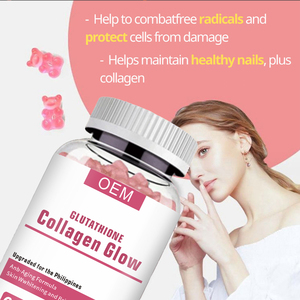 Vitahealthy Anti-Aging Kräuterergänzungsmittel Fabrik Großhandelspreis L-Glutathion Kollagen Glow Gummies Aufhellende Gummis für Erwachsene - Product Image 3