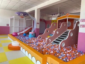 Équipement de terrain de jeu intérieur personnalisé Jeux souples et piscine à balles océanique pour petits enfants pour parcs d'attractions Cafés et écoles - Product Image 3
