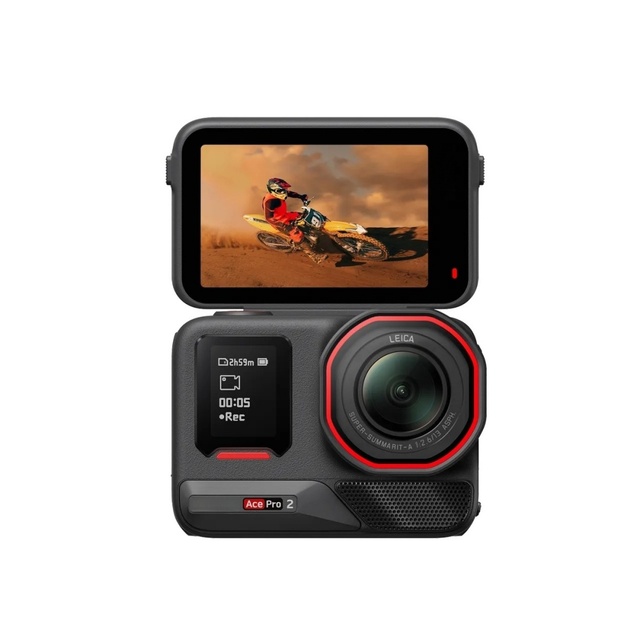 Inst360 Ace Pro 2 Single Battery Standard Bundle 8K Action and Sport Cameras Co-Engineered 1/1.3" CMOS Dual AI Wide Angle