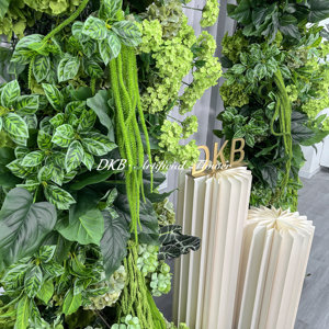 ดอกไฮเดรนเยียสีเขียวประดิษฐ์สำหรับตกแต่งงานปาร์ตี้หญ้าเดี่ยวพร้อมขาตั้งโลหะสำหรับงานแต่งงานในฤดูร้อน - Product Image 5