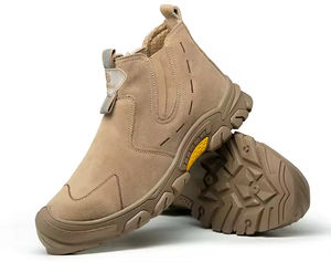 Botas de senderismo para uso en exteriores, zapatos para hombre con altura media a la pantorrilla, impermeables y antideslizantes para hombre - Product Image 6