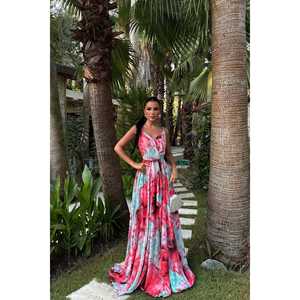 Vestido de Noche Formal Mint Navea, Talla XL, Corte en A, Lentejuelas, Perlas, Flores, Estilo Imperio, Opciones de Largo hasta la Rodilla y hasta el Suelo, para Fiestas de Graduación, Banquetes y Eventos - Product Image 5