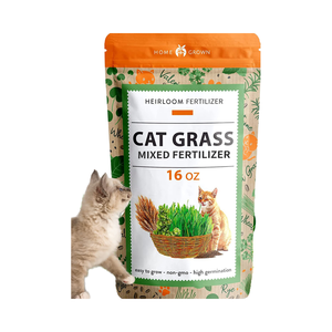 OEM Sachets d'<span class=keywords><strong>engrais</strong></span> biodégradables en vrac de 16 oz, mélange d'herbe à chat, d'avoine et d'orge pour une utilisation en intérieur, en extérieur, à la maison, dans le jardin, dans des pots de fleurs et des jardinières - Product Image 1