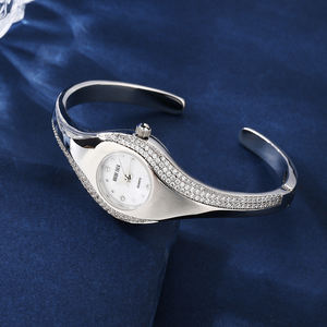 013598 montres pour femmes AAA cubique Zircon éléments cristal Bracelet montre pour mariage fête bijoux de mode fabriqués avec la vente en gros - Product Image 3