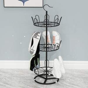Meuble à chaussures rotatif multi-niveaux simple et détachable pour rangement de sandales et chaussons sur balcon – Vente en gros - Product Image 2