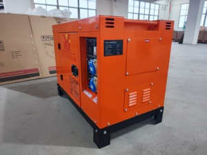 6KW chế độ chờ siêu im lặng DIESEL điện máy phát điện 220V/380V 60Hz 3 giai đoạn cách âm ATS DIESEL Máy phát điện - Product Image 3