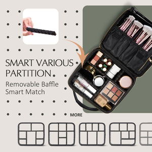 Travel Makeup <b>Bag</b> Portable Cosmetic <b>Bag</b> Makeup Artist <b>Bag</b> Leather Toiletry <b>Bags</b> <b>Make</b> <b>up</b> Brush Holder Storage - Product Image 3