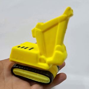 Jouets anti-stress personnalisés en forme de pelle rétrocaveuse, cadeaux promotionnels pour l'industrie de la construction, pour événements et publicité - Product Image 1