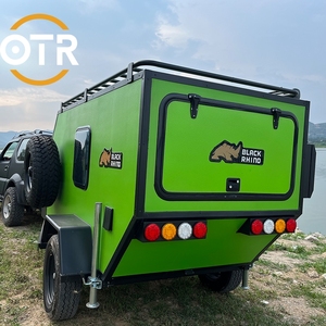 Remolque Todoterreno de Fibra de Vidrio, Minicamper 4x4 de Lujo para Campamentos Fuera de Carretera, Mini Carpa para Auto Pequeño - Product Image 6