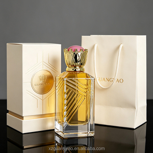 Nuova Bottiglia di Profumo in Vetro di Alta Gamma 100ml, Design Elegante e Pesante, Colore Personalizzato, Logo del Marchio, Confezione e Borsa per Profumo - Product Image 2