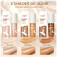 Huile Scintillante Corps 100ml, Huile Hydratante Effet Bonne Mine, Huile Pailletée Éclatante, Illuminateur Liquide Lumineux Waterproof, Enlumineur Corporel