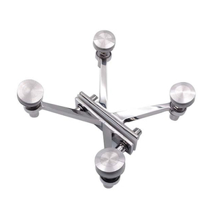 Zd Constructie Roestvrijstalen Spinfittingen Wandglazen Sets Met Steunmateriaal Verstevigingsklemmen - Product Image 1