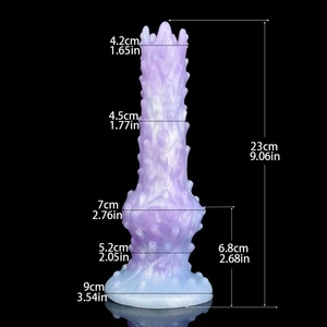 Dildo Alienígena de Silicona con Huevos, 9 Pulgadas XXL, Juguete Sexual de Fantasía, Juguete Sexual Alienígena con Huevos de Oviposición, Juguete para Adultos - Product Image 2