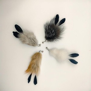 Cabeza de Repuesto para Varita de Gato con Plumas de Piel de Zorro y Campana, Surtido de Accesorios de Recambio para Juguetes de Gato para Juego y Entrenamiento de Gatitos - Product Image 4
