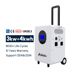 Station d'alimentation portable 3000W 3KW, générateur à batterie Lifepo4, batteries au lithium 5KWH, générateur solaire pour la maison, le camping en plein air - Product Image 2