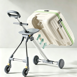 Valigia Premium Personalizzata 2-in-1 Approvata dalle Mamme, Portatile e Comoda, con Serratura TSA per Bambini dai 3 ai 5 Anni - Product Image 3