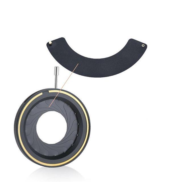 SK36 Factory OEM/ODM Optical Aperture Adjustable Iris Diaphragm Lens Module Adapter Ring Blades18 Inner 36mm Outer Diameter 50mm
