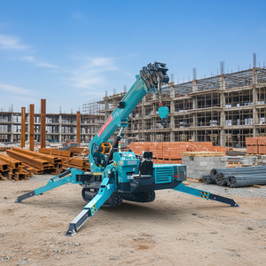 <span class=keywords><strong>Mini</strong></span>-<span class=keywords><strong>grue</strong></span> araignée mobile sur chenilles de 12 tonnes avec nacelle, hauteur de levage de 21 m, pour la construction, meilleur <span class=keywords><strong>prix</strong></span> à vendre - Product Image 6