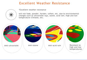 Granulés de caoutchouc EPDM moulés humides, matière en miettes, teneur en polymère de 10 à 20 % pour les terrains de sport, pistes de course, revêtements de sécurité, aires de jeux - Product Image 5