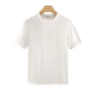 Camiseta de Verano para Hombre, Cuello Redondo, Manga Corta, Tejido Holgado, 100% Poliéster, Anti-Pilling, Lisa, Personalizable con Logotipo OEM, Venta al Por Mayor - Product Image 5