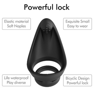 Lock Sperm Man Sex Toy <strong>Delay</strong> Ejaculation Prostate Stimulation <strong>Double</strong> <strong>Loop</strong> Adult <strong>Cock</strong> <strong>Ring</strong> - Product Image 4