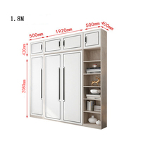 Lit mural moderne pliable en bois simple et durable, design excellent, invisible, pour chambre à coucher