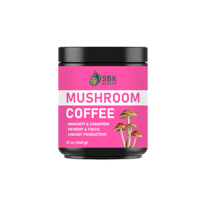 Factory Wholesale Mushroom Coffee Powder Support Custom Reishi Mushroom <b>Supplement</b> Shiitake Morel Mushroom Extract Powder Coffee - Product Image 1