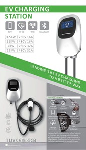 Estación <span class=keywords><strong>de</strong></span> Carga para Vehículos Eléctricos <span class=keywords><strong>de</strong></span> Grado Comercial YIXIN, 11KW 22KW Trifásica, <span class=keywords><strong>Cargador</strong></span> Inteligente Compatible con OCPP con RFID y Gestión <span class=keywords><strong>de</strong></span> Cables - Product Image 5