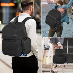 Large Capacity Tactical Backpack <b>For</b> Ps5 Game Console Laptop <b>Storage</b> Unisex Outdoor Travel Shoulder Bag 17x15.5x9.5 Inches - Product Image 4