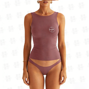 Top da Yoga Personalizzato per <span class=keywords><strong>Donna</strong></span>, Traspirante, Senza Maniche, Sexy, per Allenamento in Palestra - Product Image 4