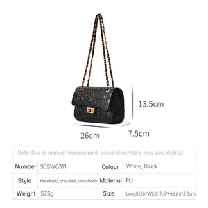 Nuevo bolso de hombro con cadena personalizado para mujer, bolso bandolera retro y bolso de axila - Product Image 4