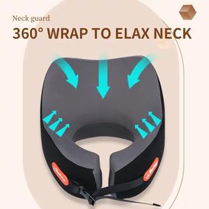 Almohada de Viaje de Espuma Viscoelástica Ajustable y Portátil con Soporte para la Cabeza de 360 Grados y Función de Masaje para Viajes en Avión, Nuevo Diseño 2024 - Product Image 4