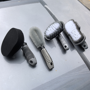 Kit di Spazzole per Pulizia <span class=keywords><strong>Auto</strong></span> con Ruota Morbida, Spazzola per Cerchioni e Dettagli, Produttori di Spazzole per Pulizia <span class=keywords><strong>Auto</strong></span> in PP - Product Image 1
