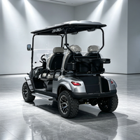 Voitures de golf électriques professionnelles 4 places alimentées au lithium 48V en vente, voiturette de golf tout-terrain, buggy de golf 30-50 km/h, 70-90 km d'autonomie