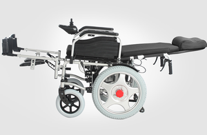 Fauteuil roulant électrique pliable portable léger en aluminium avec batterie au lithium pour handicapés - Product Image 5